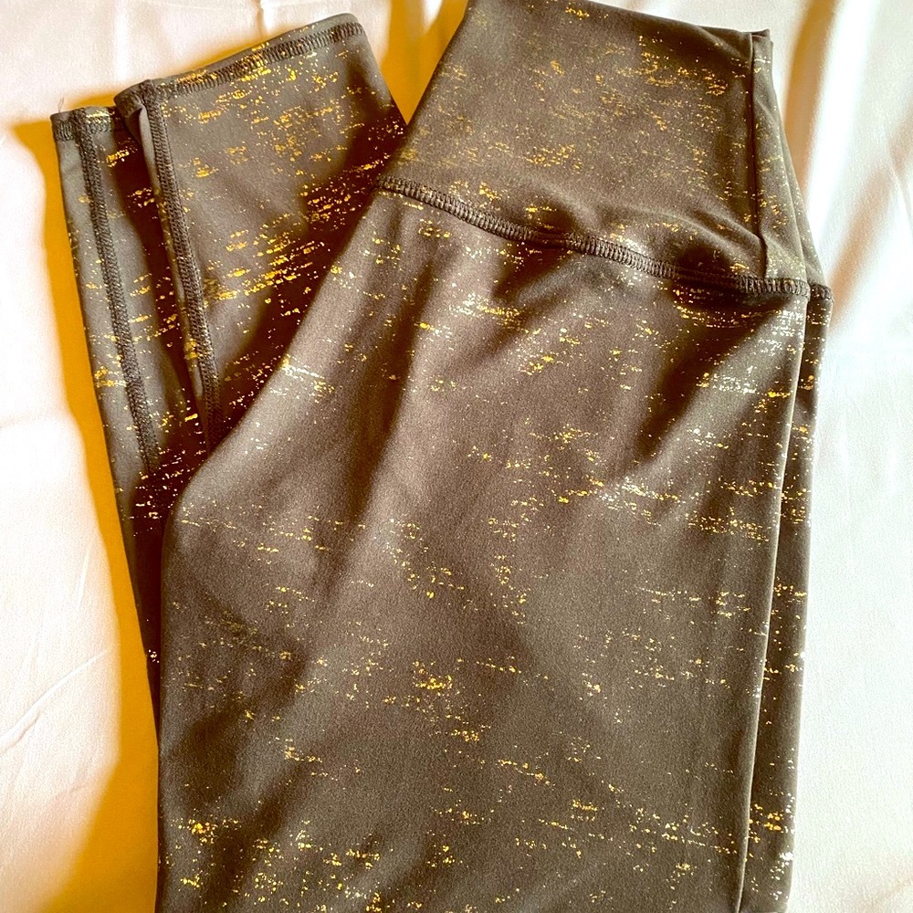 Evolution and Creation leggings with metallic